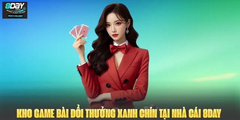 Kho game bài đổi thưởng xanh chín tại nhà cái 8DAY 