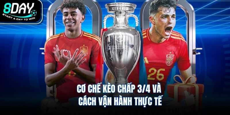 Cơ chế kèo chấp 3/4 và cách vận hành thực tế