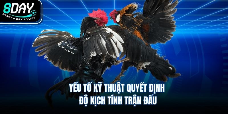 Yếu tố kỹ thuật quyết định độ kịch tính trận đấu
